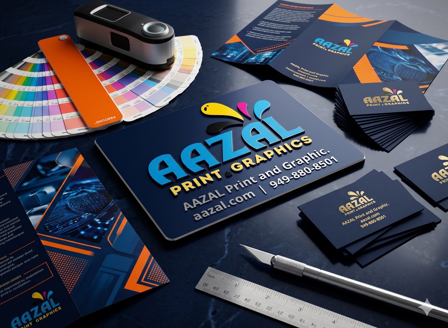 AAZAL business card printing